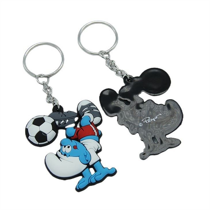 Promotional Gifts 2D Soft PVC Keychain Promotional Gifts 2D Soft PVC Keychain