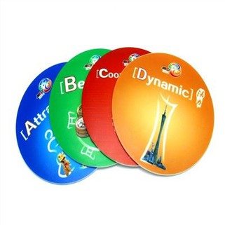 Vlastná potlač z mäkkého PVC okrúhleho pohára